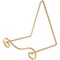 Bard's Shiny Gold-toned Wall Mountable Bowl Hanger, 6.5" H x 6.25" W x 5.5" D (For 9" - 10.5" Bowls)